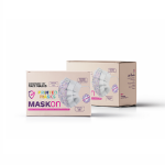 MaskOn Adults: PRINTED: 3 Layer Melt Blown Filtering Masks - PACK OF 50