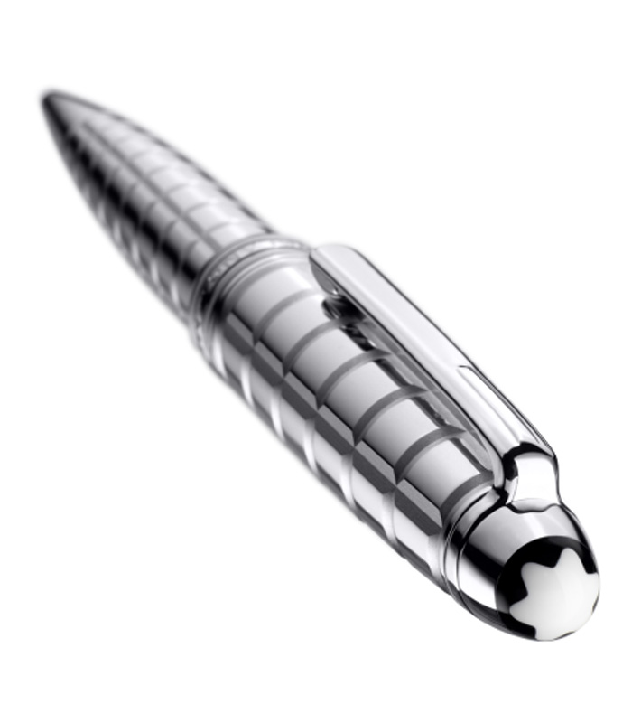 Montblanc Meisterstück Solitaire Platinum-Plated Facet Classique Ballpoint Pen