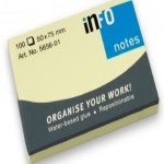 INFO Yellow Sticky Notes 50 X 75 MM