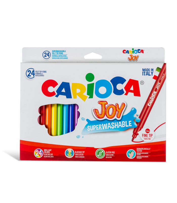 Fiber Pens Joy Carioca  24Pcs