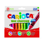 Wax Crayons Jumbo Carioca Box 24Pcs