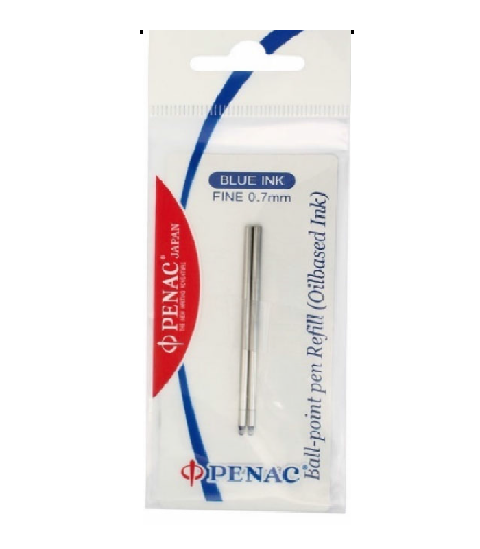 Penac Ballpoint Pen Refill 0.7mm ( 2 Pieces )