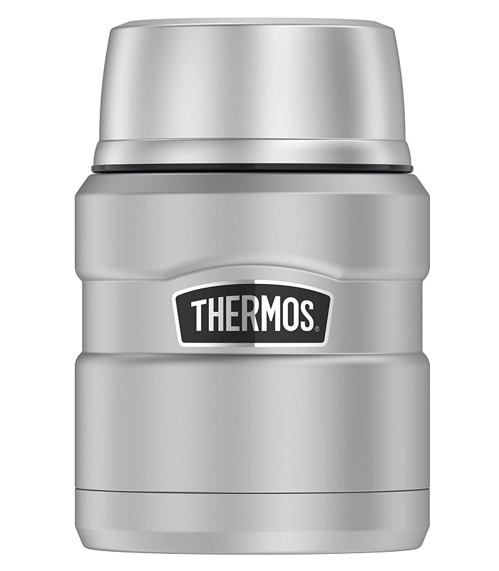 THERMOS® Stainless King 470 ml Vacuum-Insulated Food Jar with Spoon