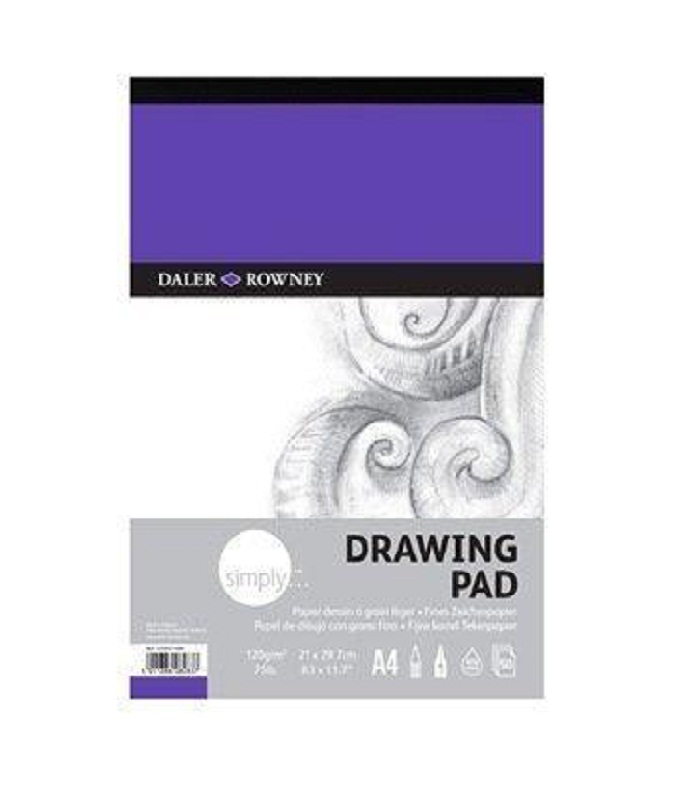 Daler Rowney Simply Drawing Pad 50 sheet 120gsm