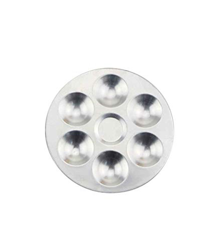 Palette  Round Art Paint Drawing Tray 6 Holes