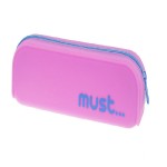 MUST FOCUS GLOW IN THE DARK SILICONE PENCIL POUCH