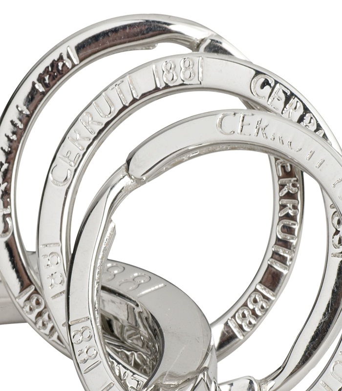 CERRUTI 1881 NAK209 Key ring Zoom Silver