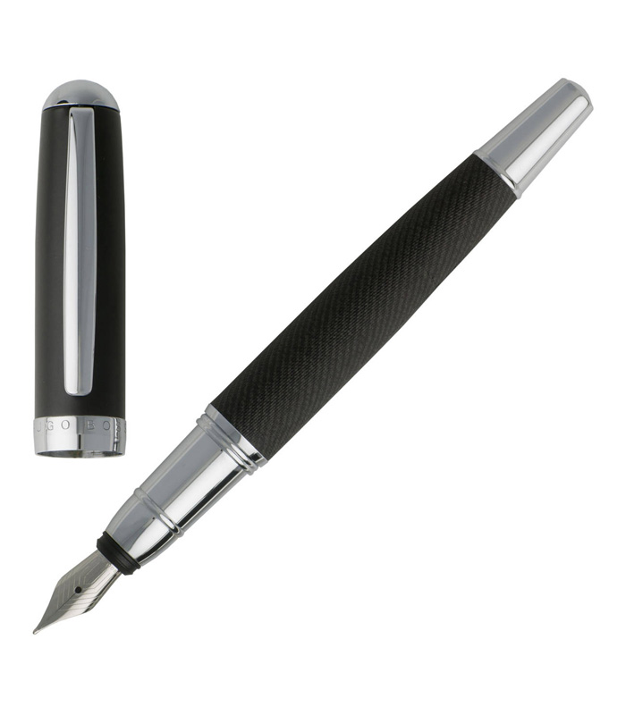 HUGO BOSS HSN7052J Fountain Pen Advance Fabric Anthracite