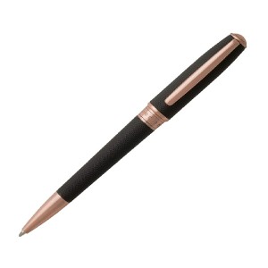 Hugo Boss HSW7444E Essential Rose Gold Ballpoint pen Lacquer  Black