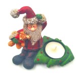 Christmas Santa Statue with candle