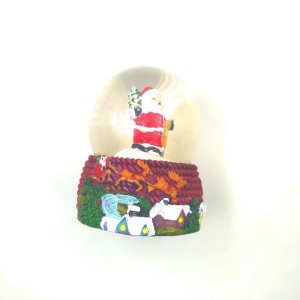Christmas Glass Snowball With Santa Claus Inside