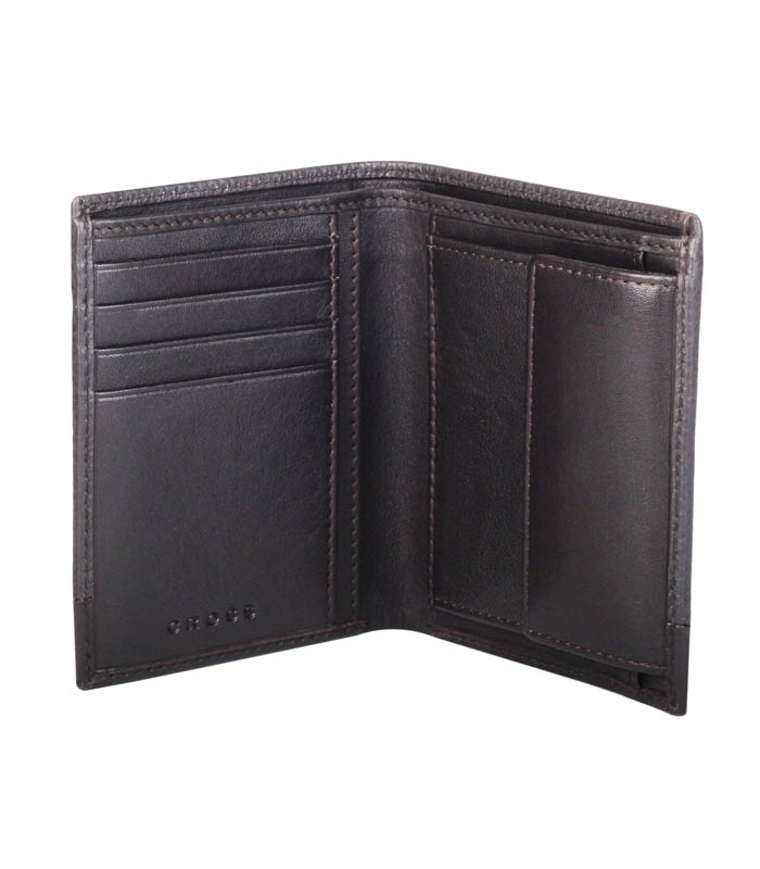 Cross Men's 100% Genuine Leather Visiting ID Credit Card Case - Black - Classic Century Range