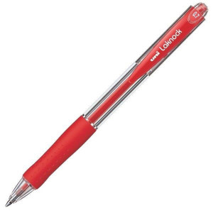 Uniball Laknock Red Retractable Ballpoint Pen