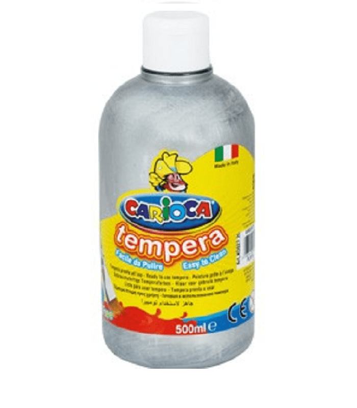 Tempera Carioca Silver Bottle 500ml