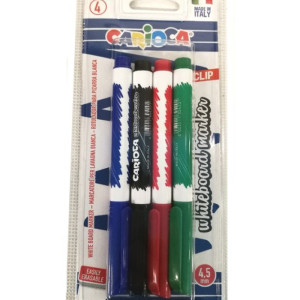 Whiteboard Markers 4 Carioca colors
