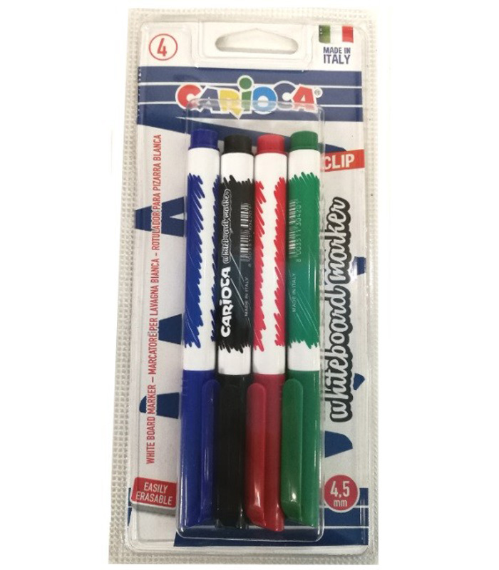 Whiteboard Markers 4 Carioca colors