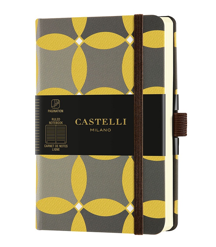 Castelli Milano GOLD Circles Notebook Rigid cover