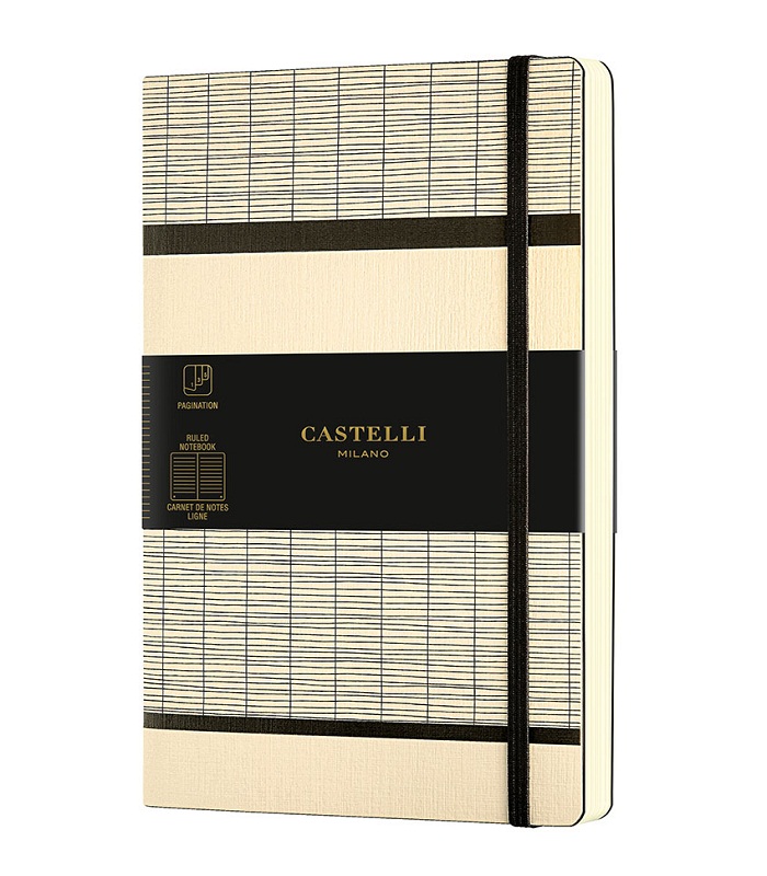Castelli Milano TATAMI White Milk Notebook Flexible cover