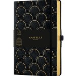 Castelli Milano COPPER & GOLD Art Deco Gold Notebook Rigid cover