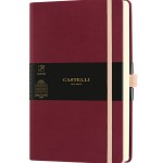 Castelli Milano AQUARELA Black Cherry Notebook Rigid cover