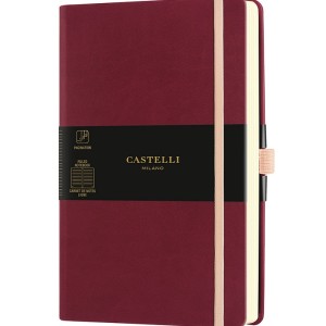 Castelli Milano AQUARELA Black Cherry Notebook Rigid cover