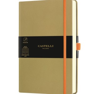 Castelli Milano AQUARELA Olive Notebook Rigid cover