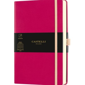 Castelli Milano AQUARELA Amaranth Notebook Rigid cover
