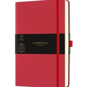 Castelli Milano AQUARELA Coral Notebook Rigid cover