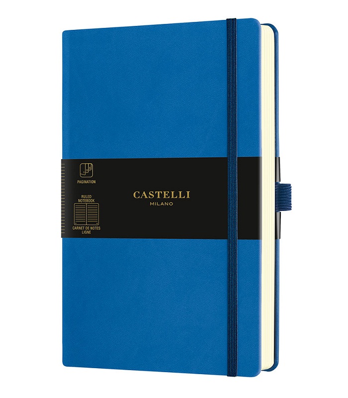 Castelli Milano AQUARELA Blue Sea Notebook Rigid cover