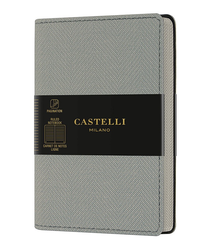 Castelli Milano HARRIS Oyster Grey Notebook Flexible cover