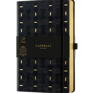 Castelli Milano COPPER & GOLD Rice Grain Gold Notebook Rigid cover