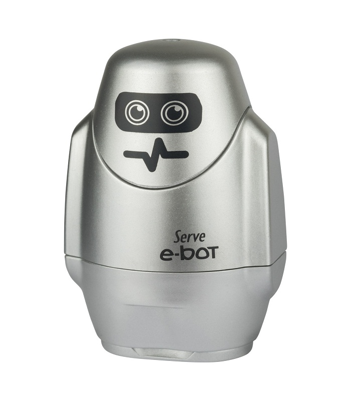 Serve E-Bot - Metallic Colours Eraser & Sharpener