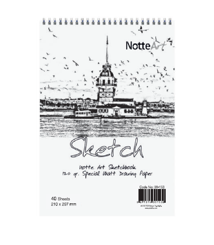 Notte Art Drawing Sketch Book