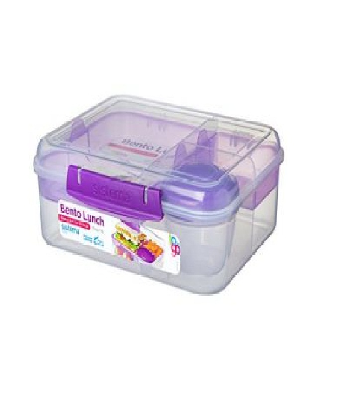 Privi di BPA Bento 800 ml 1,76 L 2 contenitori per condimenti e 2 contenitori per yogurt Con bottiglia per lacqua Sistema To Go Lunch box e porta pranzo 