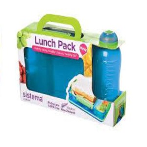 Sistema - Snack Attack Duo and Bottle Lunch Pack