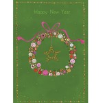 Editor : Christmas Greeting Card with Wreath Themes