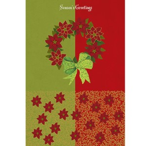 Editor : Greeting Card with wreath on it