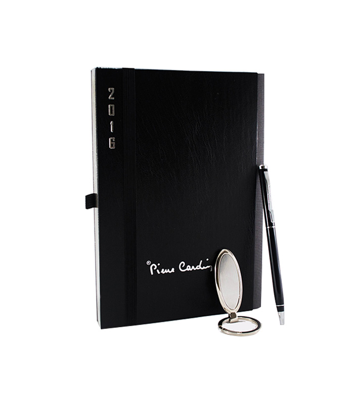 Agenda and keychain and Ballpoint pen gift set