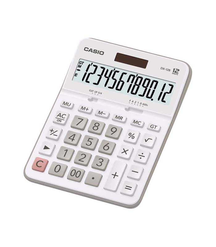 Casio DX-12B-WE table calculator
