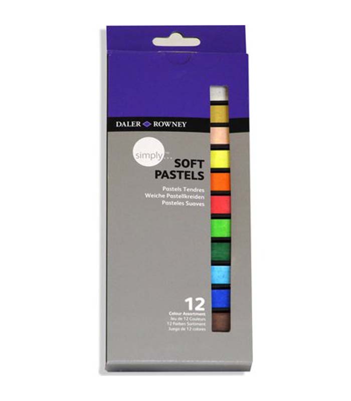 Daler Rowney Simply Soft Pastels 12 colors