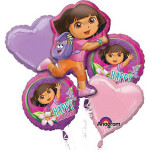 Dora The Explorer Foil Balloon Bouquet