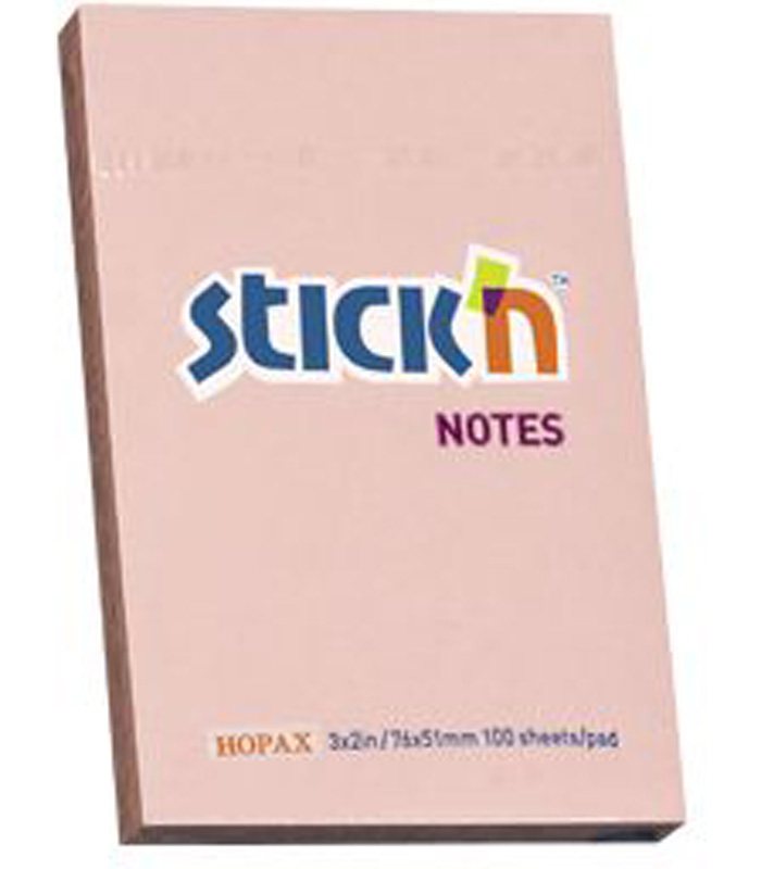 Hopax Stick'n Block pastel color pink