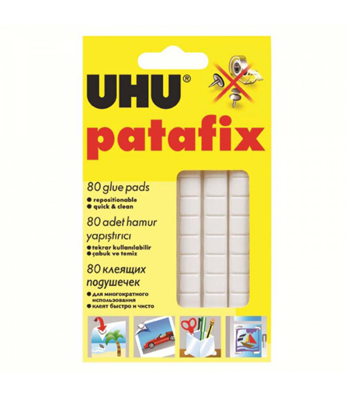 UHU Patafix White Tack Pads 80 Pads