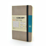 Paper Concept Notebook A6 PU Soft Cover Lined