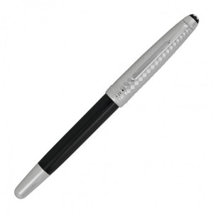 MONTBLANC Meisterstuck Solitaire Doue Geometric DiMensions Platinum Classique Rollerball Pen