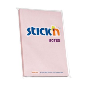 Hopax Stick'n NOTES Regular Notes Pastel 6＂x4＂