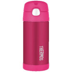 THERMOS® Funtainer 355 ml Vacuum Insulated Straw Bottle - Pink