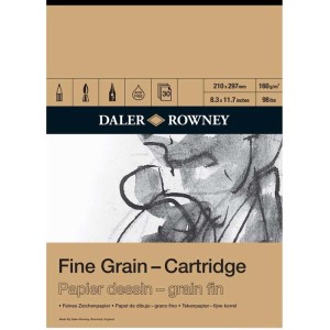 Daler Rowney Fine Grain Drawing Cartridge Pad 30 Sheets  A3