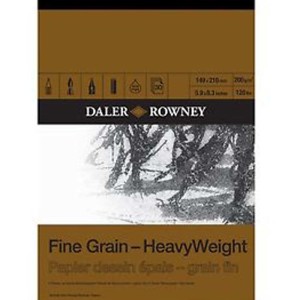 Daler Rowney  Fine Grain Heavyweight Cartridge Pad  A3