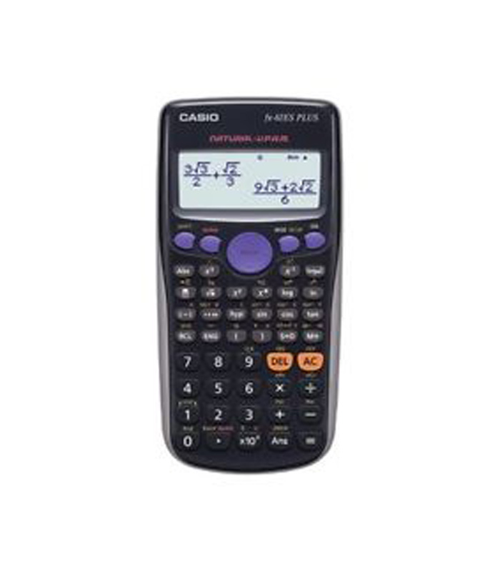 Casio FX-82Es PLUS BK Scientific Calculator 252 Functions NATURAL